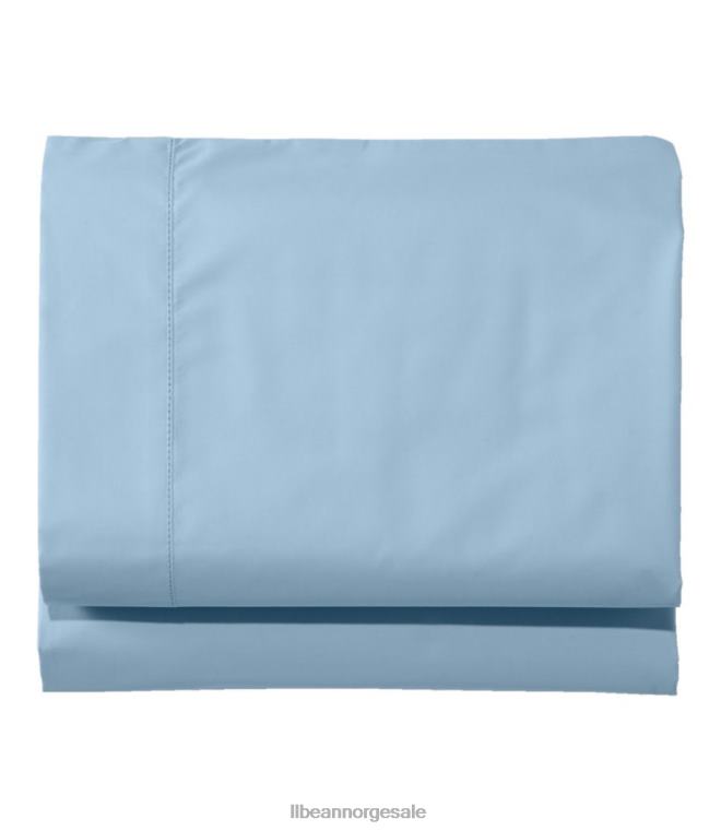unisex 280-tråds percale laken i pima bomull montert 24VDH4322 L.L.Bean bedding innsjø