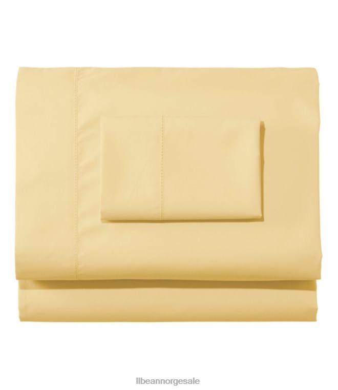 unisex 280-tråds percale lakensett i pima bomull 24VDH5489 L.L.Bean bedding sollys