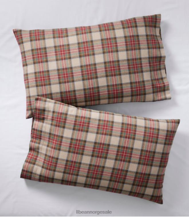 unisex Heritage chamois flanell ark samling pledd 24VDH6290 L.L.Bean bedding mellomgrå pledd