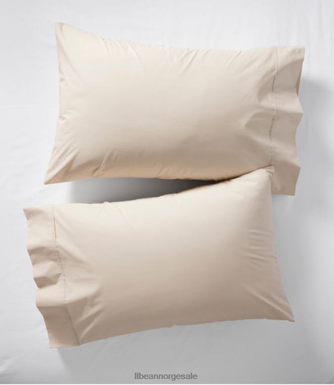 unisex arksamling av økologisk bomull percale 24VDH2603 L.L.Bean bedding chambray blå