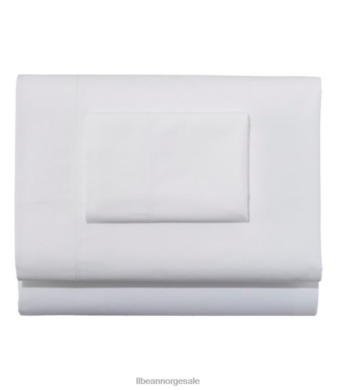 unisex premium supima flanellarksamling 24VDH5524 L.L.Bean bedding hvit
