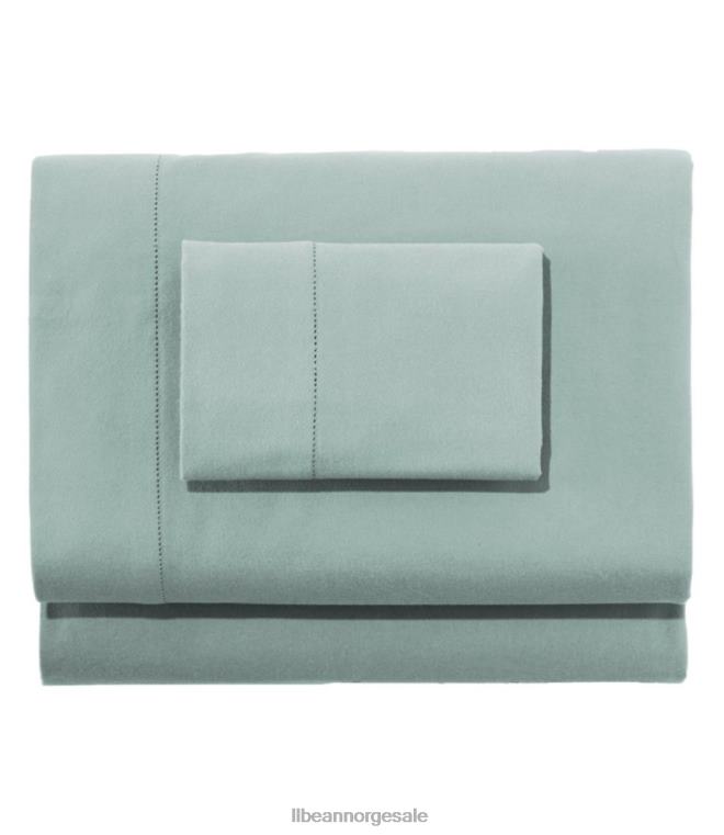 unisex premium supima flanellarksamling 24VDH6807 L.L.Bean bedding blågress