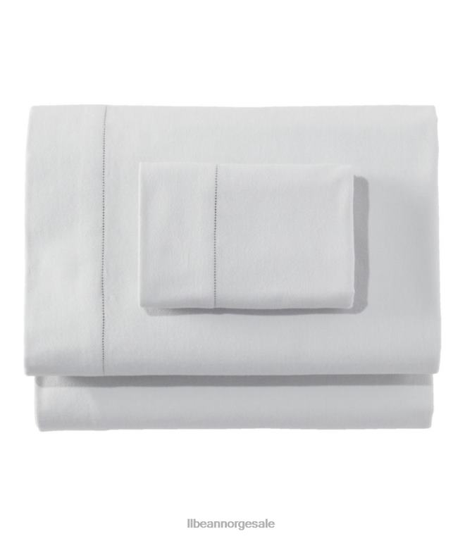 unisex premium supima flanellarksamling 24VDH7133 L.L.Bean bedding sølvmåne