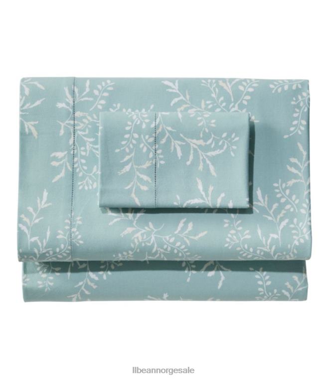 unisex premium supima flanellarksamlingstrykk 24VDH4484 L.L.Bean bedding bluegrass botanisk
