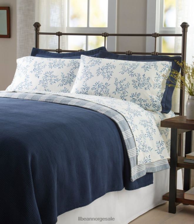 unisex premium supima flanellarksamlingstrykk 24VDH4484 L.L.Bean bedding bluegrass botanisk