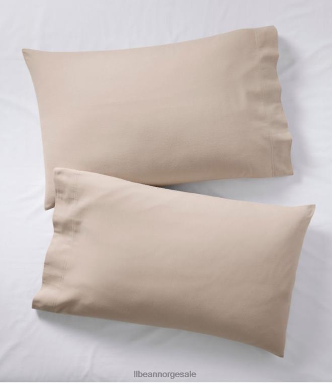 unisex samling av økologiske flanellark 24VDH2699 L.L.Bean bedding sjøsalt