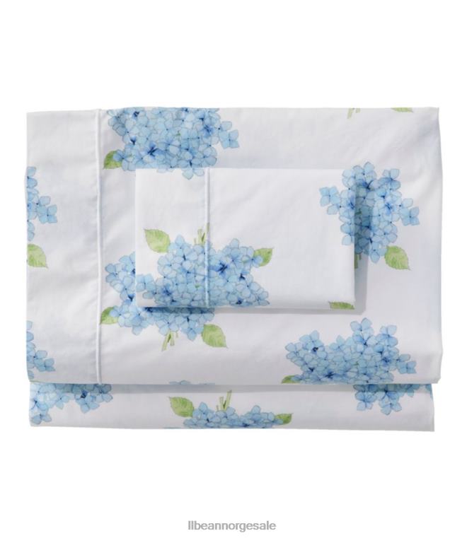 unisex sara fitz hortensia percale arksamling 24VDH2517 L.L.Bean bedding daggry blå