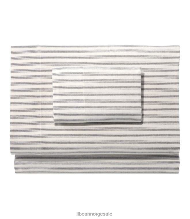 unisex ultramyk komfort flanell ark sett stripe 24VDH4444 L.L.Bean bedding feltspat