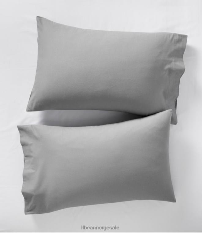 unisex ultramyke komfort flanell putevar sett med to 24VDH7329 L.L.Bean bedding frostgrå