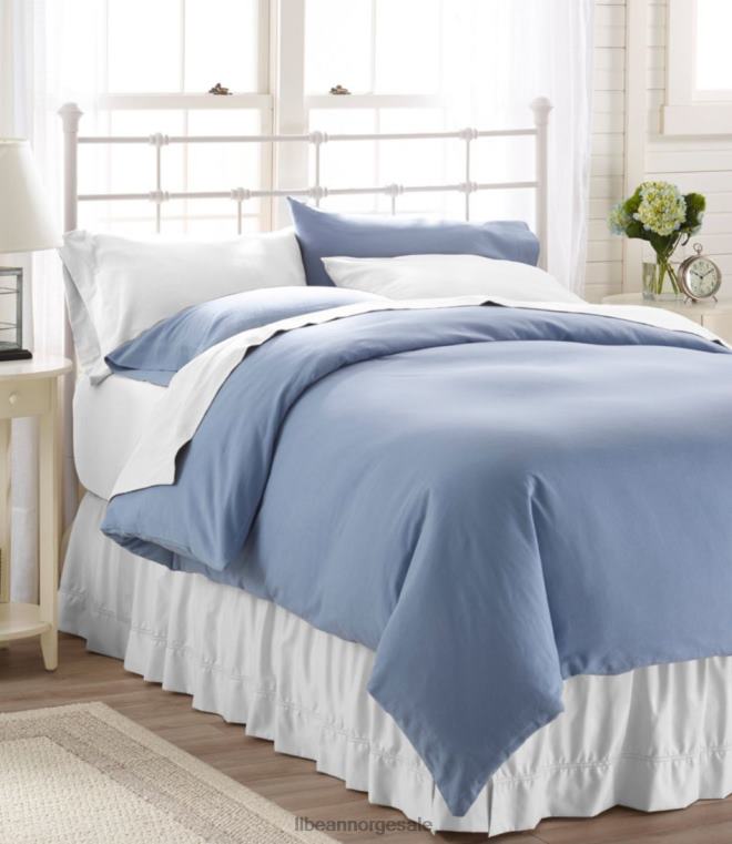unisex ultramyke komfort flanell putevar sett med to 24VDH7329 L.L.Bean bedding frostgrå