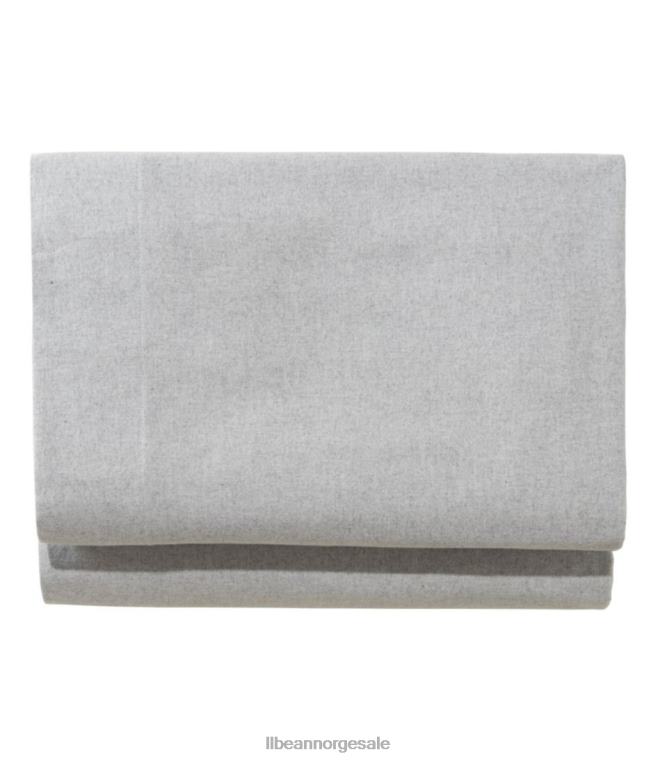 unisex ultramykt komfortflanellark flatt 24VDH7138 L.L.Bean bedding gråmelert
