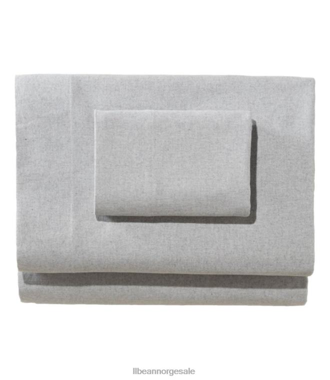 unisex ultramykt komfortflanellarksett 24VDH7116 L.L.Bean bedding gråmelert