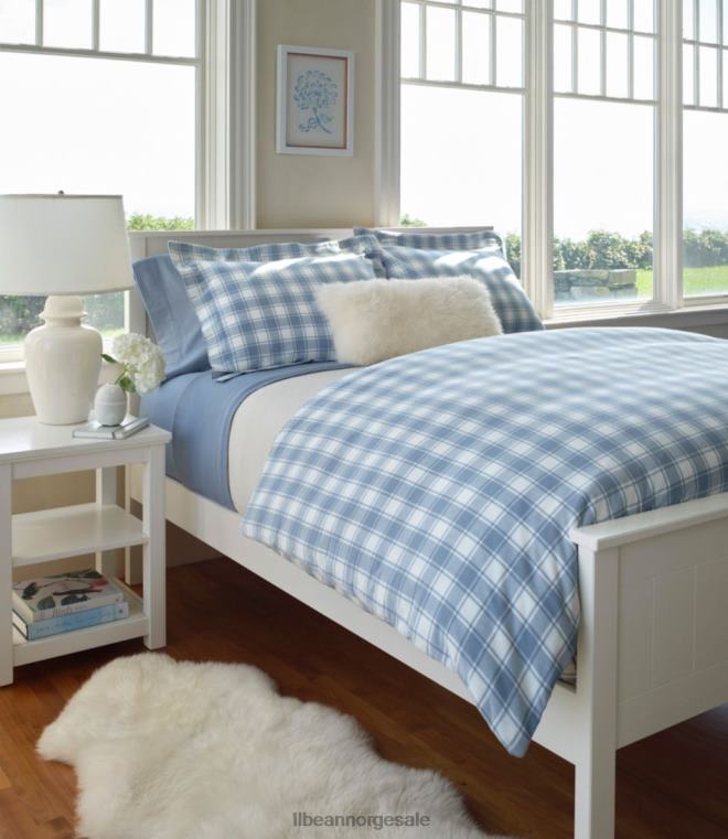 unisex ultramykt komfortflanellarksett 24VDH7246 L.L.Bean bedding frostgrå