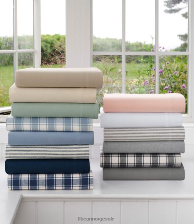 unisex ultramykt komfortflanellarksett 24VDH7246 L.L.Bean bedding frostgrå