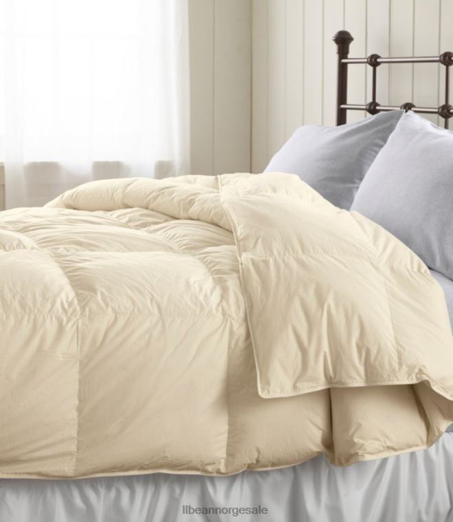 unisex gåsedundyne med baffelbokssøm 24VDH2717 L.L.Bean bedding krem