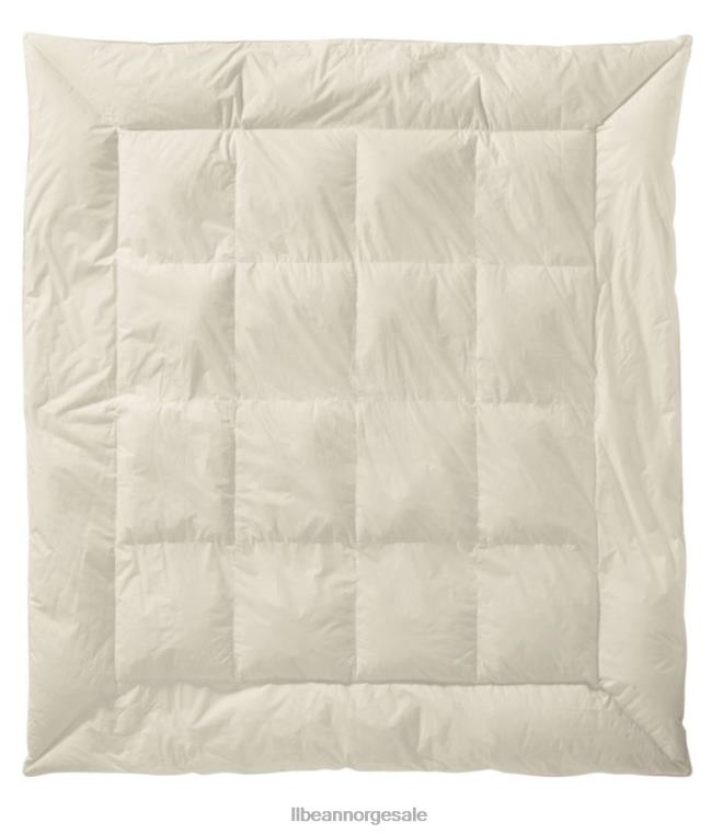 unisex permabaffle boks gåsedun dyne 24VDH2770 L.L.Bean bedding krem
