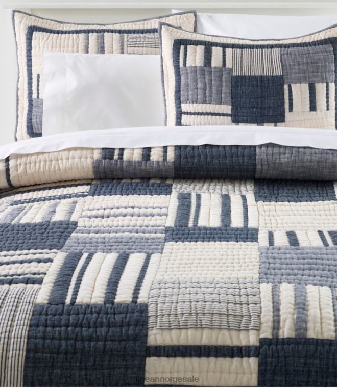 unisex stripete lappeteppe 24VDH2684 L.L.Bean bedding indigo
