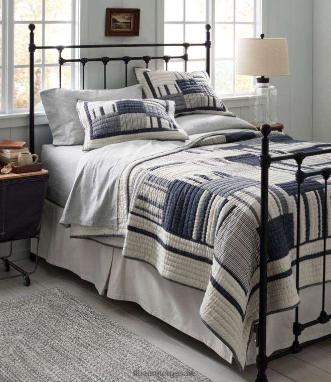 unisex stripete lappeteppe 24VDH2684 L.L.Bean bedding indigo