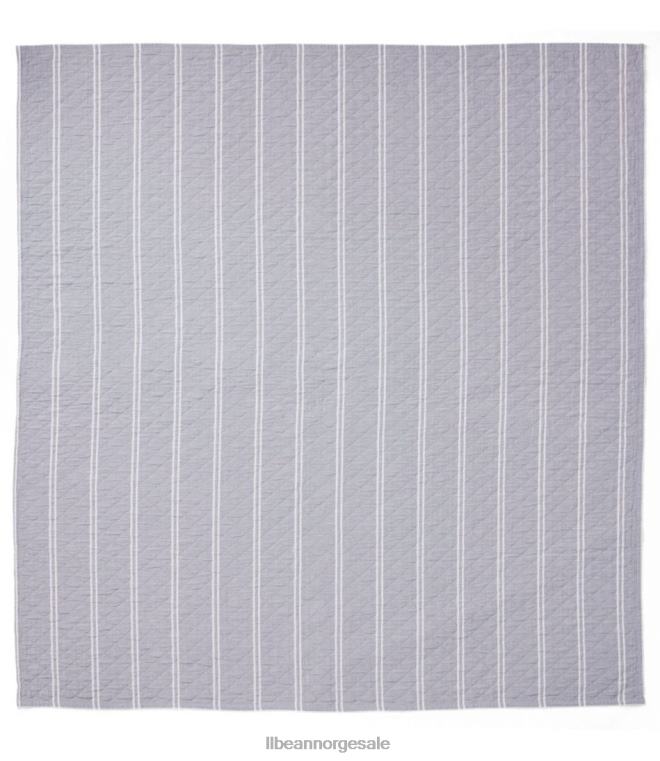 unisex vendbar stripeteppekolleksjon 24VDH2519 L.L.Bean bedding indigo