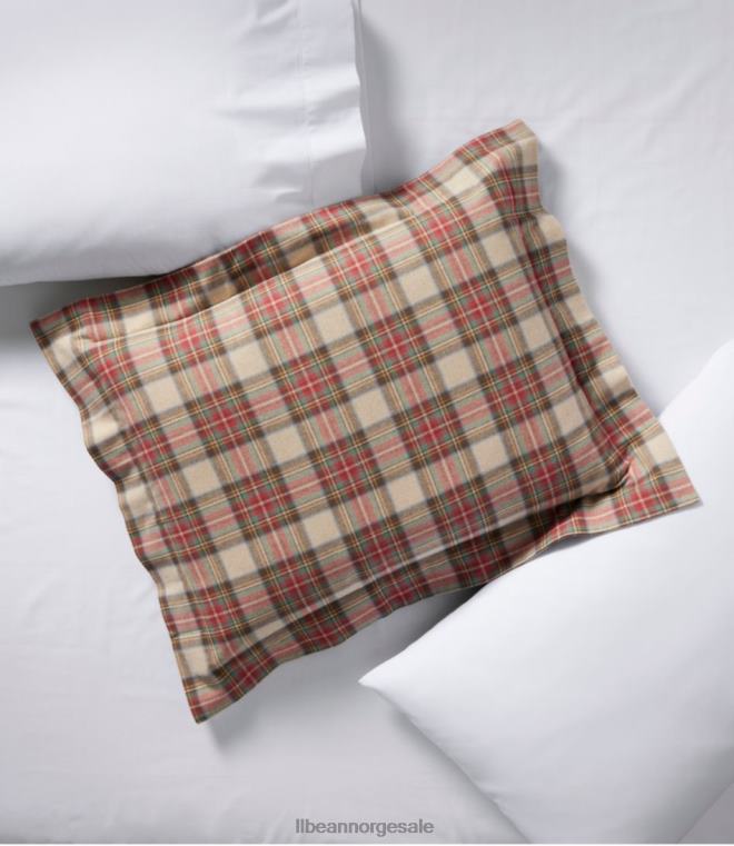 unisex Heritage chamois flanell dynetrekk samling pledd 24VDH2742 L.L.Bean bedding rustikk rød/kull