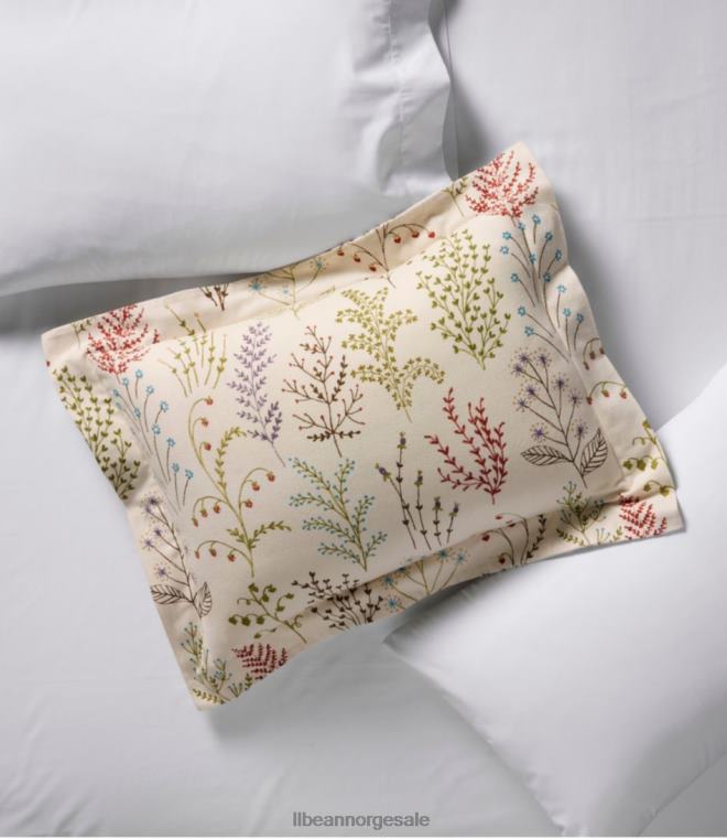 unisex botanisk floral flanell dynedekselsamling 24VDH2687 L.L.Bean bedding botanisk blomsterblå