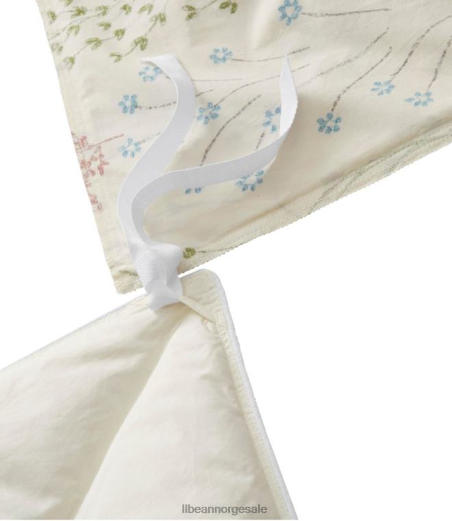 unisex botanisk floral percal dynedekselsamling 24VDH2485 L.L.Bean bedding botanisk blomsterblå