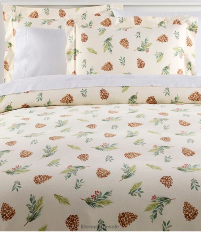 unisex flanell dekselsamling 24VDH2555 L.L.Bean bedding eviggrønne