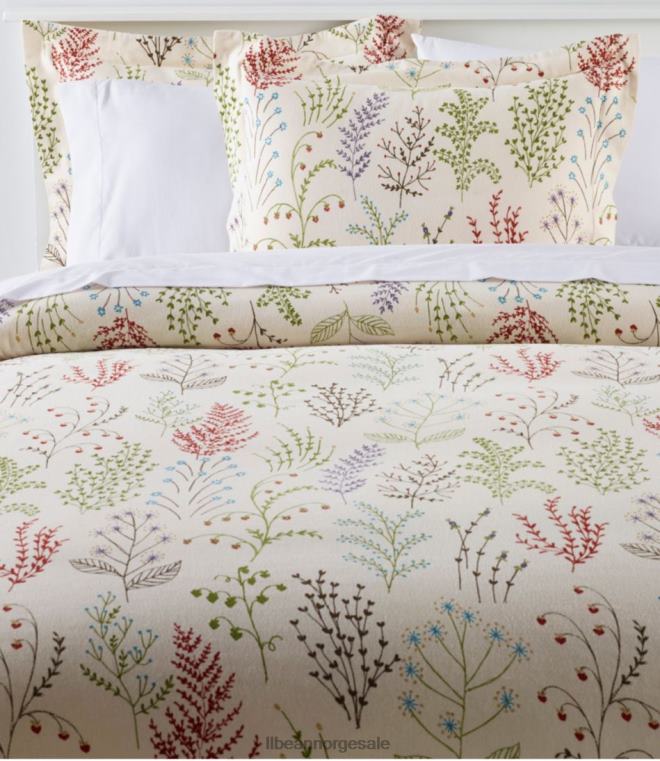 unisex flanell dekselsamling 24VDH4475 L.L.Bean bedding botanisk floral