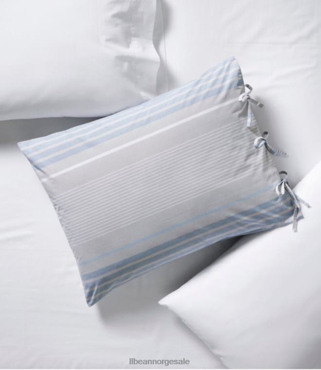 unisex samlestripe for dynetrekk i økologisk bomull 24VDH2764 L.L.Bean bedding grå