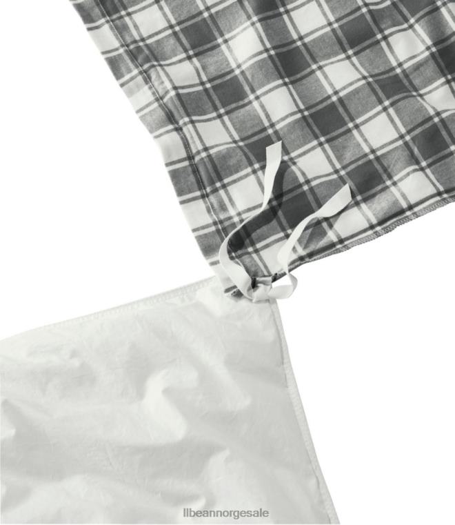 unisex ultramyk komfort flanell dynetrekk samling sjekk 24VDH2705 L.L.Bean bedding kulllyng/bein