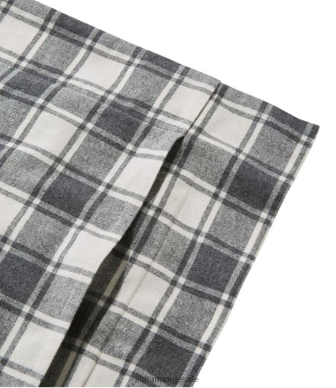 unisex ultramyk komfort flanell dynetrekk samling sjekk 24VDH6369 L.L.Bean bedding marinerblå/naturlig