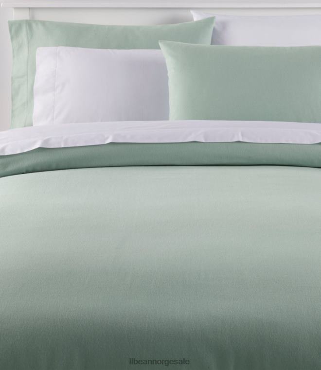 unisex ultramykt komfort deksel i flanell 24VDH5564 L.L.Bean bedding sølv salvie