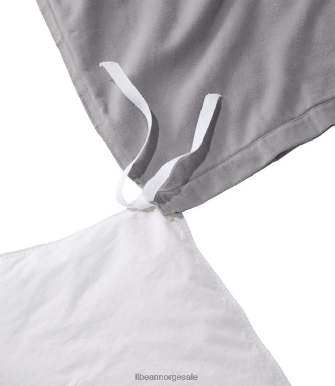unisex ultramykt komfort deksel i flanell 24VDH7333 L.L.Bean bedding frostgrå