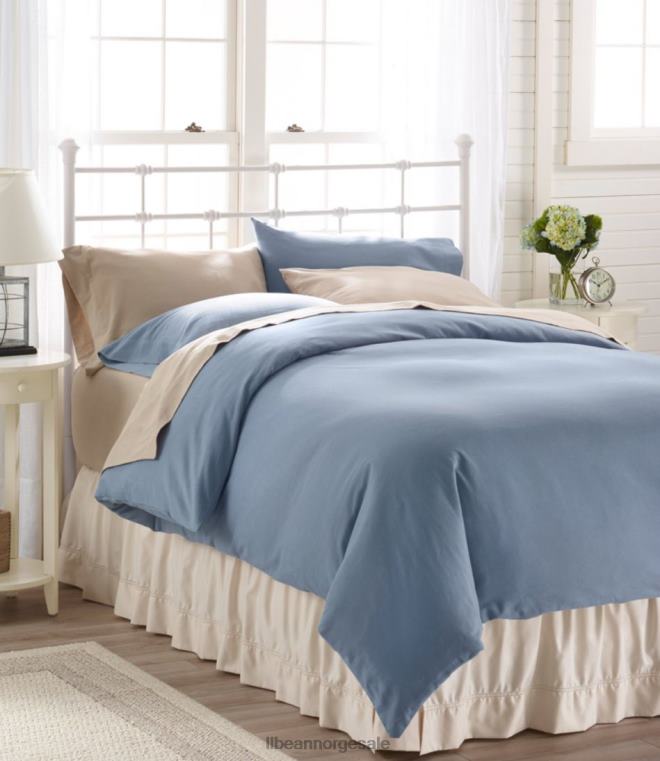 unisex ultramykt komfort deksel i flanell 24VDH7333 L.L.Bean bedding frostgrå