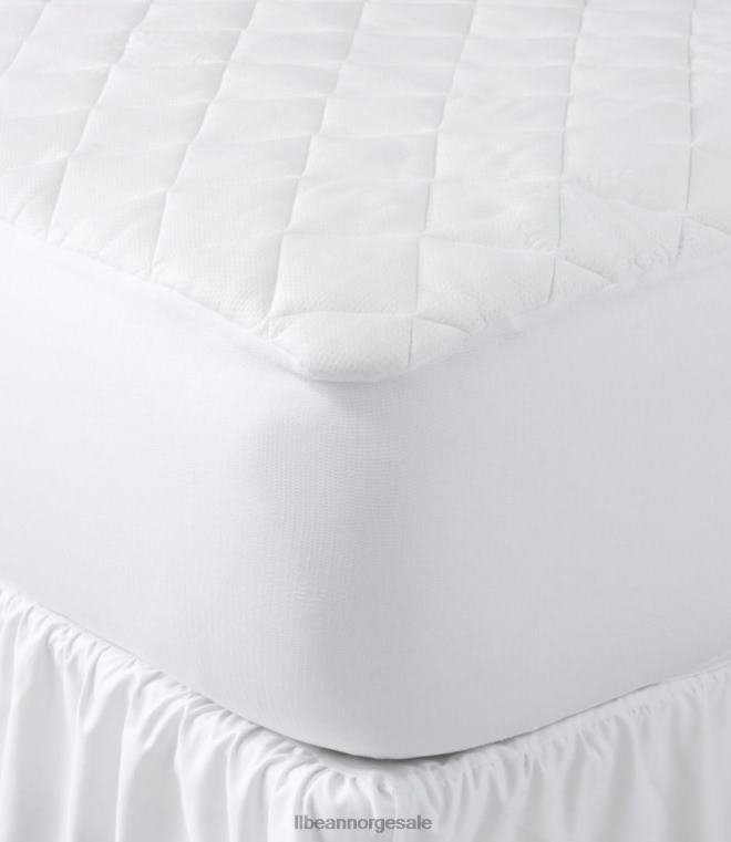 unisex strikket topp vanntett overmadrass 24VDH2657 L.L.Bean bedding hvit