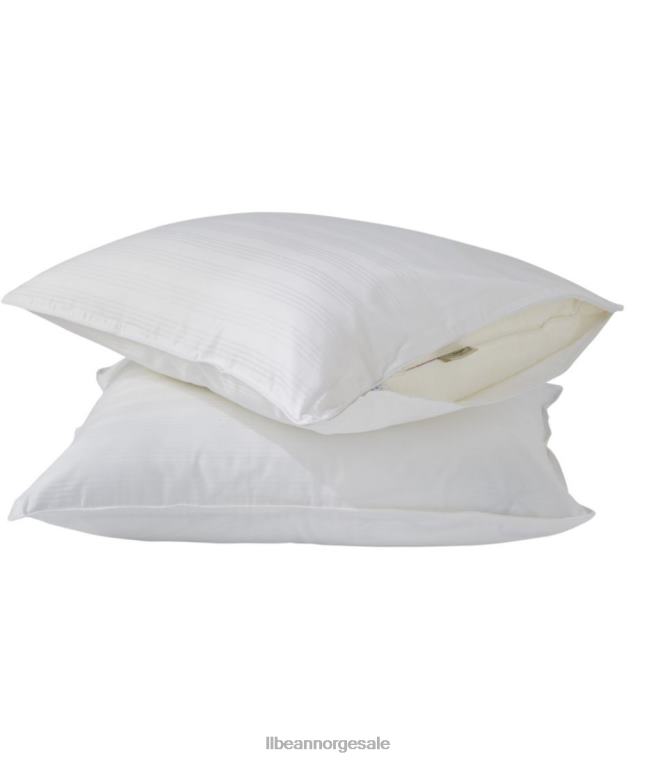 unisex putebeskytter sett med to 24VDH2617 L.L.Bean bedding hvit