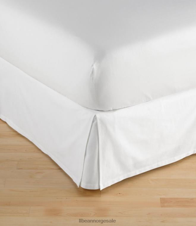 unisex boks fold bed skjørt 24VDH2676 L.L.Bean bedding hvit