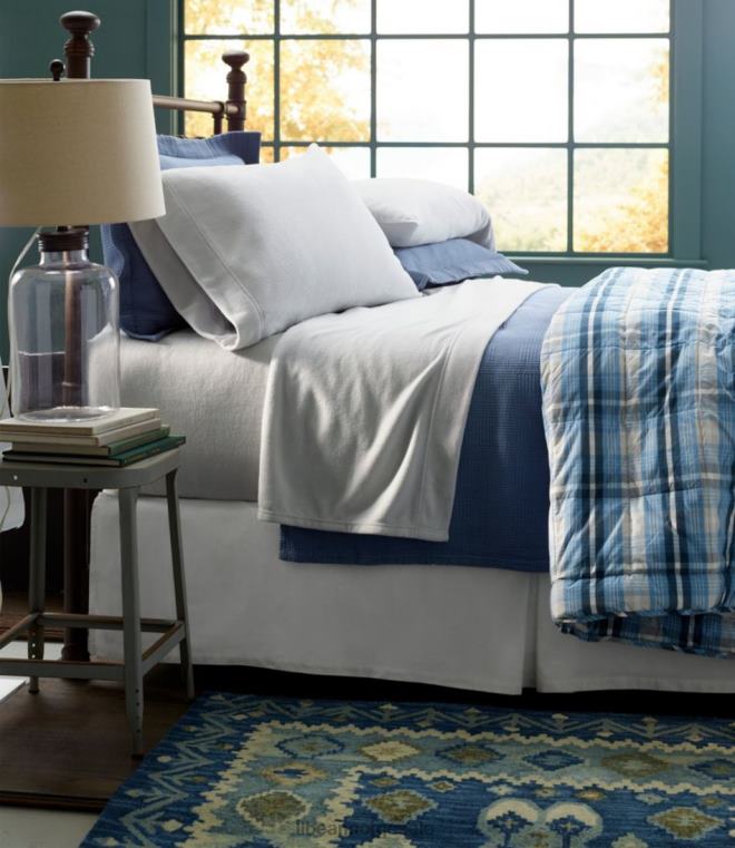 unisex boks fold bed skjørt 24VDH2676 L.L.Bean bedding hvit