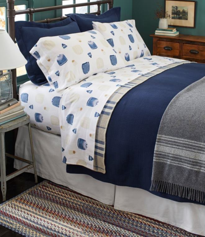 unisex boks fold bed skjørt 24VDH4467 L.L.Bean bedding krem