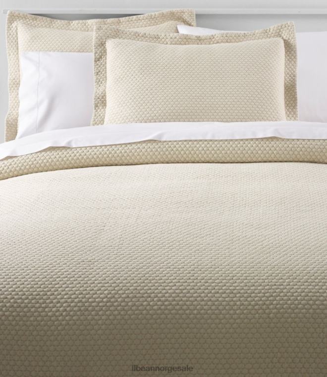 unisex økologisk honeycomb matelass sengeteppe 24VDH6796 L.L.Bean bedding sandbanke
