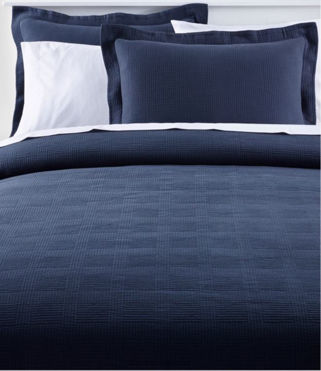 unisex vintage matelass dekke 24VDH5505 L.L.Bean bedding lys marine