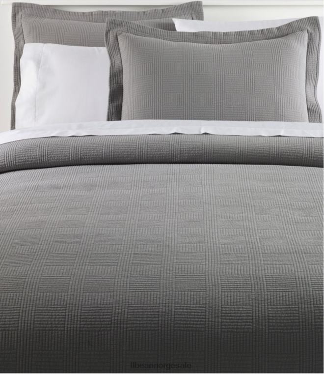 unisex vintage matelass dekke 24VDH7120 L.L.Bean bedding frostgrå