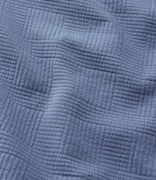 unisex vintage matelass sengeteppe 24VDH5493 L.L.Bean bedding lys marine