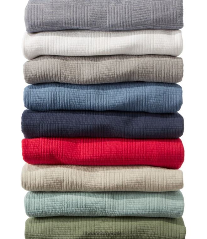unisex vintage matelass sengeteppe 24VDH6784 L.L.Bean bedding hvit