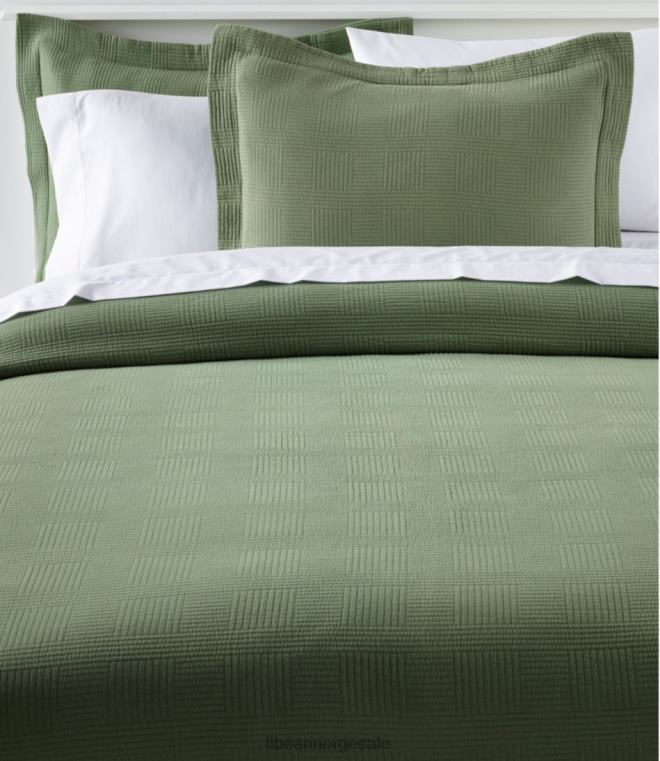 unisex vintage matelass sengeteppe 24VDH7244 L.L.Bean bedding laurbærblad