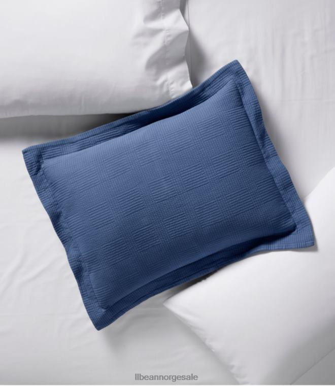 unisex vintage matlass sham 24VDH6316 L.L.Bean bedding atlantisk blå