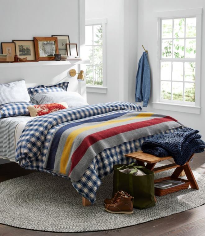 unisex grenseteppe 24VDH2499 L.L.Bean bedding grå