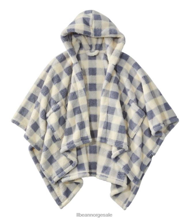 unisex koselig sherpa wearable plaid 24VDH2579 L.L.Bean bedding krem/digogrå