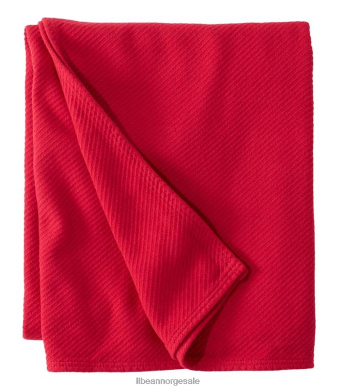 unisex maine twill teppe 24VDH6270 L.L.Bean bedding nautisk rød