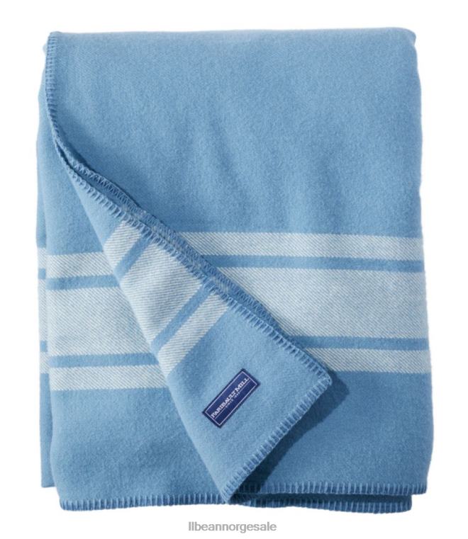 unisex north shore ullteppe 24VDH4387 L.L.Bean bedding skiferblå stripe